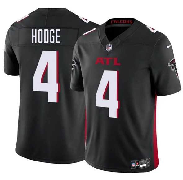 Men & Women & Youth Atlanta Falcons #4 KhaDarel Hodge Black 2025 F.U.S.E. Vapor Untouchable Limited Stitched Jersey->atlanta falcons->NFL Jersey